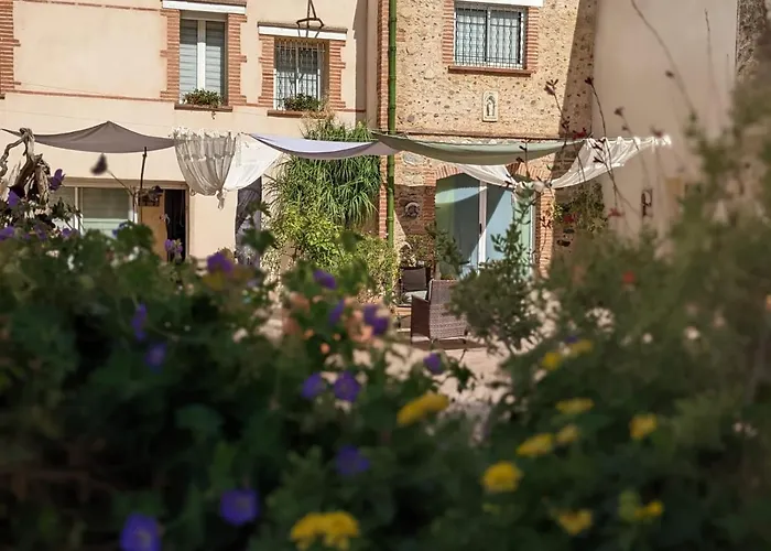 Mas Tramontane Ancien Mas Agricole Avec D'hôtes, Studio, Parc Arboré, Piscine Et Sa Vue Face Au Canigou Bed & Breakfast 3*